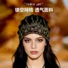 Nuevo Estilo Diadema Sombrero Flor Cola de Fénix Pañuelo de Cabeza de Moda para Mujer Sombrero Floral Transpirable Hueco