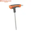 Llave de vaso hexagonal con cabeza de bola en T Steel Shield SHEFFIELD S 050802 Métrica 2 Pulgadas