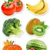 Frutas y Verduras Fresas Forma de Lazo Impermeables Pegatinas Pegatinas de Sellado Decorativas Autoadhesivas Etiquetas Mayoreo