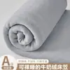 Capa de lençol de cama de veludo de leite espessado para inverno, peça única, adequada para dormitórios, conjunto de lençóis de microfibra, com forro de fleece, protetor de colchão e capa resistente à sujeira