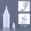 Botella de Plástico con Punta Cruzada Pe Pet Gotero para Oído Líquido 60ml Manguera Flexible Pegamento Botella para Limpieza de Oídos