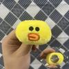 Broche Urso Liao Liao Bonito Desenho Animado Panda Tridimensional Boneca de Pelúcia Menina Bolsa Roupas Acessórios Enfeites Pendurados