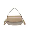 Bolsa Transversal Pequena Quadrada Feminina 2025 Estrela Brilhante Patchwork Simples Nova Moda Flip-Top Estilosa Casual Ombro Único