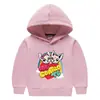 Sudadera con capucha para niños 2023 Otoño e Invierno Niños y Niñas Camiseta de manga larga con forro polar para niños Chaqueta Abrigo Engrosada para niños