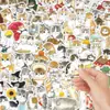 100 Piezas de Pegatinas Lindas de Gato de Venta Caliente Transfronteriza para Decoración DIY de Fundas de Teléfono Móvil, Maletas, Pegatinas Impermeables de PVC, Venta al por Mayor