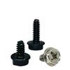 Tornillos de computadora al por mayor, tornillo de potencia de diente hexagonal externo de 6 pulgadas, tornillo autorroscante de diente grueso a juego con chasis