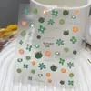 Série Duyuer Adesivos de Unha Populares Estilo Influenciador Realista com Suporte Adesivo para Decoração de Unhas DIY