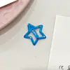 Pinza para el cabello de aceite de goteo de dopamina de verano con lunares y estrella de cinco puntas para niñas, pinza para flequillo lateral, pinza bb, accesorios para el cabello