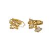 Brincos de prata com diamantes e arcos, brincos irregulares de borla longa com pérolas, moda all-match 2024, novas joias
