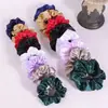 Explosiones transfronterizas de Amazon un juego de 16 anillos para el pelo de color sólido, adecuado para cuerda elástica holográfica para cola de caballo de mujer