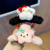 Presilha de Cabelo de Pelúcia Star Sanrio para Mulheres, Presilha Tubarão Melody, Presilha de Cabelo Fofa e Bonita na Parte de Trás da Cabeça, Acessórios de Cabelo