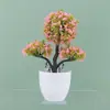 Planta de chão com flor artificial alta simulação planta em vaso decoração de casa hall banheiro casamento jardim interior doméstico