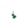 Collar de calabaza Kirin de alta gama, pequeño colgante de calabaza, ágata roja y nácar blanco, disponible para dropshipping y suministro para transmisiones en vivo