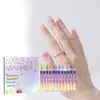 Set de Marcadores para Uñas Color Completo Coloreado Suave Pluma de Pintura para Uñas DIY Crea Uñas Artísticas Personalizadas