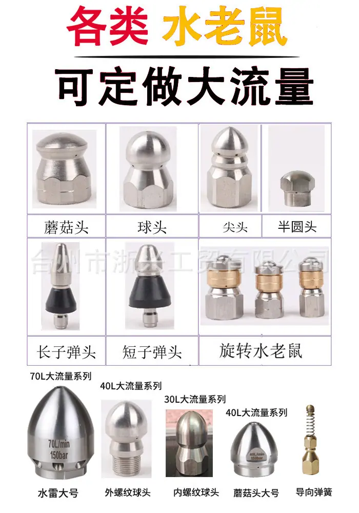 水老鼠头展示 1