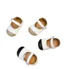 Sapatos de Princesa Estilo Coreano para Bebês de 0 a 2 Anos, Sapatinhos de Couro para Meninas, Calçados para Bebês e Crianças Pequenas, Sola Macia, Antiderrapante, Sapatinhos Infantis Respiráveis e Antiderrapantes