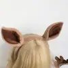 [Menina Cervo] Faixa de Cabelo com Chifres de Cervo Fofos Faixa de Cabelo com Orelhas de Cervo de Pelúcia Lolita Joker