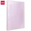 Envío Gratis Deli 72556 Carpeta de Documentos 40 Páginas Serie Tono Claro A4 Transparente Multicapa Carpeta de Almacenamiento con Inserciones