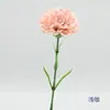 Buquê de flores artificiais, cravos de haste única e longa, adequados como presente para o Dia do Professor, Dia das Mães ou Dia da Mulher, e para arranjos em vasos decorativos