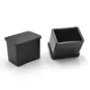 Cubiertas Rectangulares para Pies de PVC Negro 20x30mm Tubo de Acero Inoxidable Patas de Mesa y Silla Antideslizantes Resistentes al Desgaste Reducción de Ruido Almohadillas para Pies Mangas para Tubos Venta al por Mayor