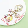 Estrella de Mar Goteando Aceite Delfín Concha Llavero Colgante de Regalo Exquisito para Bolso de Niña Llavero de Perla Joyería de Regalo