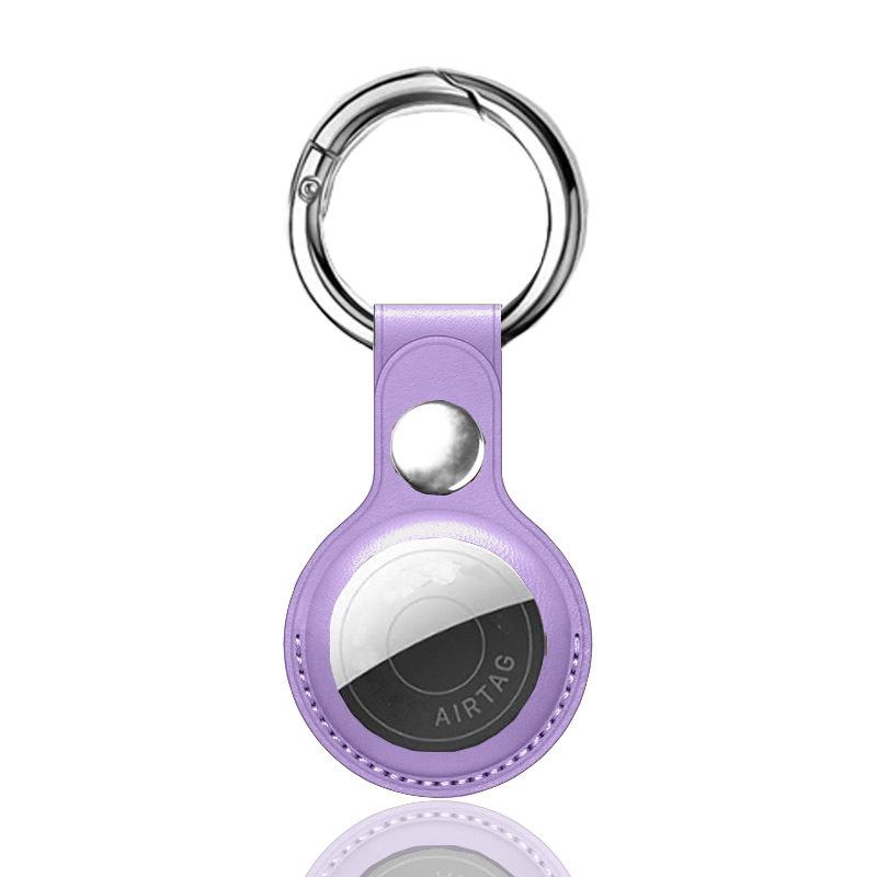 airtags case 紫色 指环扣