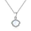 Collar de Conchas para Mujer Verano Concha Natural Lujo Ligero Nicho Elegante Cadena Clavícula de por Vida Colgante de Fritilaria Plata Nuevo Estilo