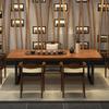 Nueva mesa de té zen china, mesa de té y silla de madera maciza, combinación sencilla y moderna, mesa de té de negociación para recepción de oficina