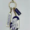 Chaveiro Personalizado Viagem Atrações da Cidade Desenho Animado Esmalte Pintado Metal de Ferro Pingente Evento Presente Caixa de Presente