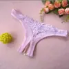 Calcinhas Sexy Multicor Tanga Feminina Renda Sexy Tentação Calcinhas que Não Precisam Ser Tiradas Fundo Aberto Malha Calcinhas com Pérolas Atacado