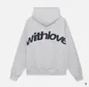 Sudadera Casual Retro Simple con Estampado de Letras Ins de Comercio Exterior Independiente Europeo y Americano Moda Personalidad Otoño e Invierno
