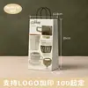 Bolsas Personalizables para Café y Té de Leche, Bolsas para Tazas Individuales y Dobles, Bolsas de Papel Kraft para Llevar de un Solo Punto, Bolsas de Tote para Repostería Prehechas