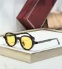Jmm Clark Nuevas Gafas de Sol Redondas Transfronterizas con Clavos de Arroz Personalizadas Retro Moda Europea y Americana Tendencia Gafas de Sol Anti-UV
