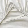 Novo 2024 Saia de Cama de Flanela Escovada 100% Algodão Peça Única Algodão Puro Espessado Capa de Cama 1.8m Fronha Conjunto de Três Peças Estilo Princesa