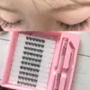 Set de Pestañas Postizas Transfronterizo Gran Capacidad Curva de Bebé Perla Pequeña Delgadas Maquillaje Coreano Segmentadas Frescas Pestañas Postizas