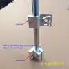 Soporte de Montaje para Sensor Fotoeléctrico de Aleación de Aluminio con Agujero de 16 mm, Distancia entre Agujeros del Soporte Universal Estándar para Sensor Fotoeléctrico 25.4 mm