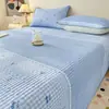 Conjunto de Capa de Cama de Algodão Lavado Modelo Novo 2026, Conjunto de Três Peças Acolchoado Tatami de Grau A para Maternidade e Bebê, Adequado para Todas as Estações