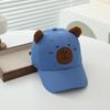 Gorra de béisbol con cabeza de oso para niños y niñas, muy popular en primavera y verano.