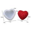 Forma de Gelo Flor de Verão 520 Presente DIY Sabonete Artesanal Pudim Criativo Flor de Amor Vela Molde de Silicone