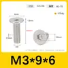 Parafusos de Máquina Aço Inoxidável 304 Cabeça Fina Chata Sextavada M1.4~M4 Padrão Guangdong cm em Estoque Parafusos Sextavados de Cabeça Chata Grande