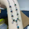 Estilo Retro Cool Europeo y Americano Conjunto Único de Collar y Pendientes de Geometría con Circonita Accesorios para Ropa de Cena Festiva Venta al por Mayor
