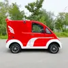 Coche Eléctrico de Patrulla de Cuatro Ruedas Coche de Inspección de Batería 4-6-8 Asientos Seguridad de Propiedad Comunitaria Calle Comunitaria Campus Área de Fábrica