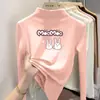 Camiseta Básica de Terciopelo para Niñas, Camiseta Casual de Manga Larga Versátil, Nueva Camiseta de Otoño para Niños, Básica de Moda