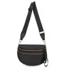 Bolso de mano tipo dumpling con nuevo estampado de cuadros, elegante bolso de hombro para mujer, bolso cruzado casual resistente al agua