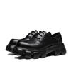 Entrega en una sola pieza plataforma de engranajes nueva plataforma primavera 2024 zapatos de plataforma de cuero para hombre estilo británico casual transpirables que aumentan la altura zapatos para hombre