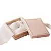 Cajas de Regalo Personalizadas de Cartulina Blanca con Estampado Dorado para Ropa Interior, Suministro Directo del Fabricante, Prototipado Rápido y Impresión en Lotes Pequeños