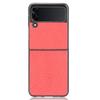 Funda para teléfono Samsung Z Flip3, plegable, con patrón de cocodrilo, carcasa trasera rígida de PC resistente a caídas.