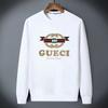 Camiseta de otoño para hombre de estación europea de manga larga cuello redondo talla grande pedrería de industria pesada marca de moda suéter para hombre comercio exterior Top para hombre