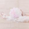 Flor de ducha de fibra súper suave Miaojie cómoda para la piel fácil engrosamiento malla de bola de baño Baño suministros de baño para el hogar