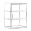 Caja de Almacenamiento de Pan Más Vendida de Amazon, Gabinete Transparente de Almacenamiento para Cosméticos, Caja de Exhibición de Figura Labubu, Venta al por Mayor del Fabricante
